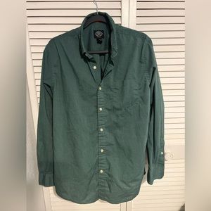 Mens- Green Long Sleeve Shirt Size M